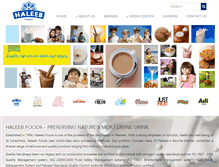 Tablet Screenshot of haleebfoods.com